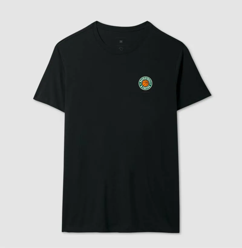 Camiseta Basketball & Coffee — Minimalista - Imagem 2