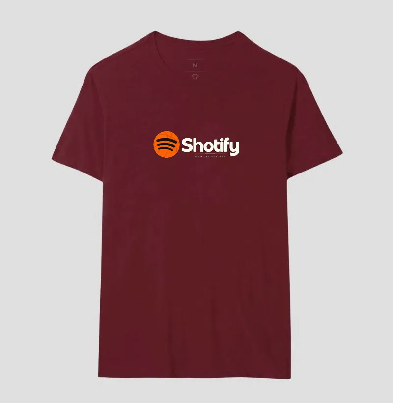 Camiseta SHOTify — No Ritmo do Jogo - Imagem 12