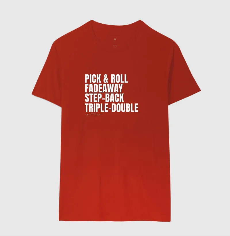 Camiseta Repertório de Jogo — Pick & Roll ao Triple Double. - Imagem 9