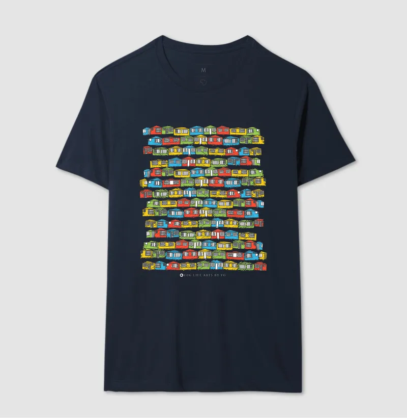 Camiseta Adulto Casinhas by Johannes Cruzué - Imagem 4