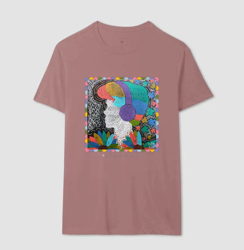 Camiseta Adulto Mundo Colorido by Rafaela Adami - Imagem 8