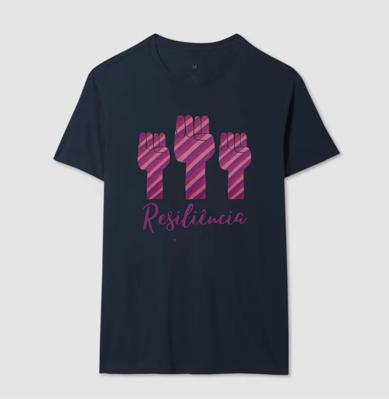 Camiseta Adulto Resiliência Pink by Johannes Cruzué - Imagem 4