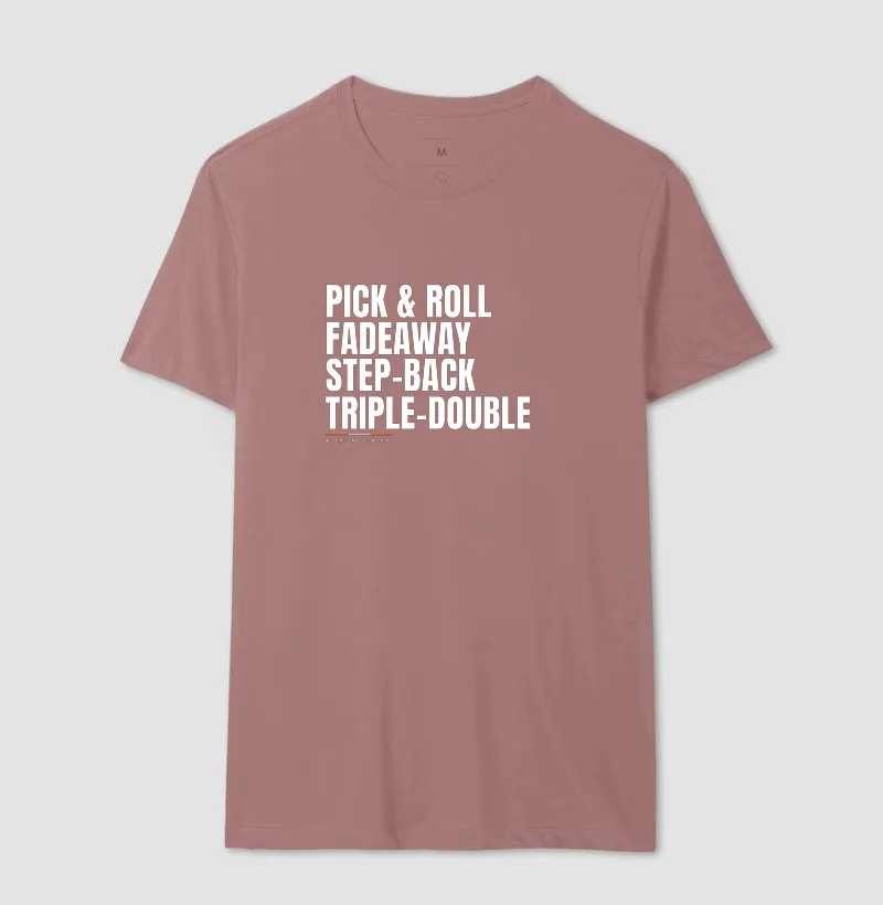 Camiseta Repertório de Jogo — Pick & Roll ao Triple Double. - Imagem 15