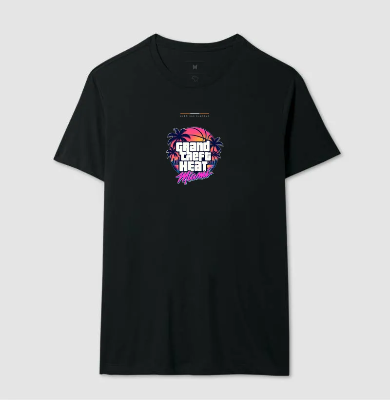 Camiseta Grand Theft Heat — Miami After Hours - Imagem 3