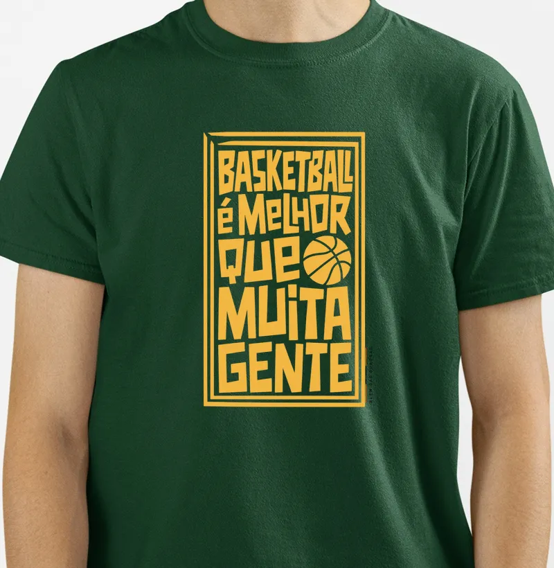 Camiseta Melhor Companhia — Basketball