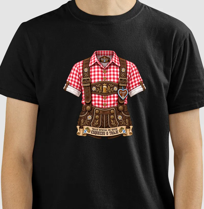 Traje oficial de quem esqueceu o traje
