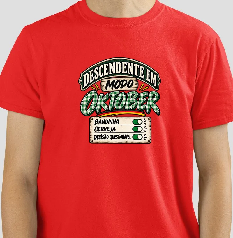 Descendente em Modo Oktober - Camiseta