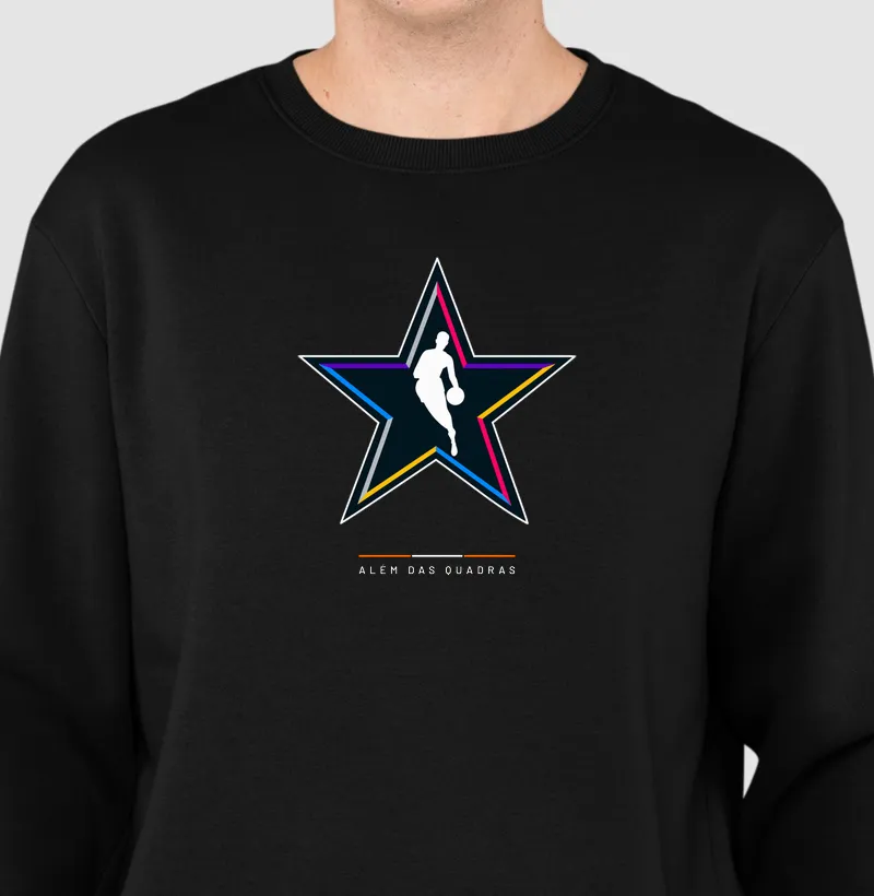 Blusa Moletom Slim ADQ Star — Protagonista do Jogo