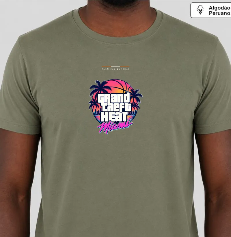Camiseta Grand Theft Heat — Miami After Hours