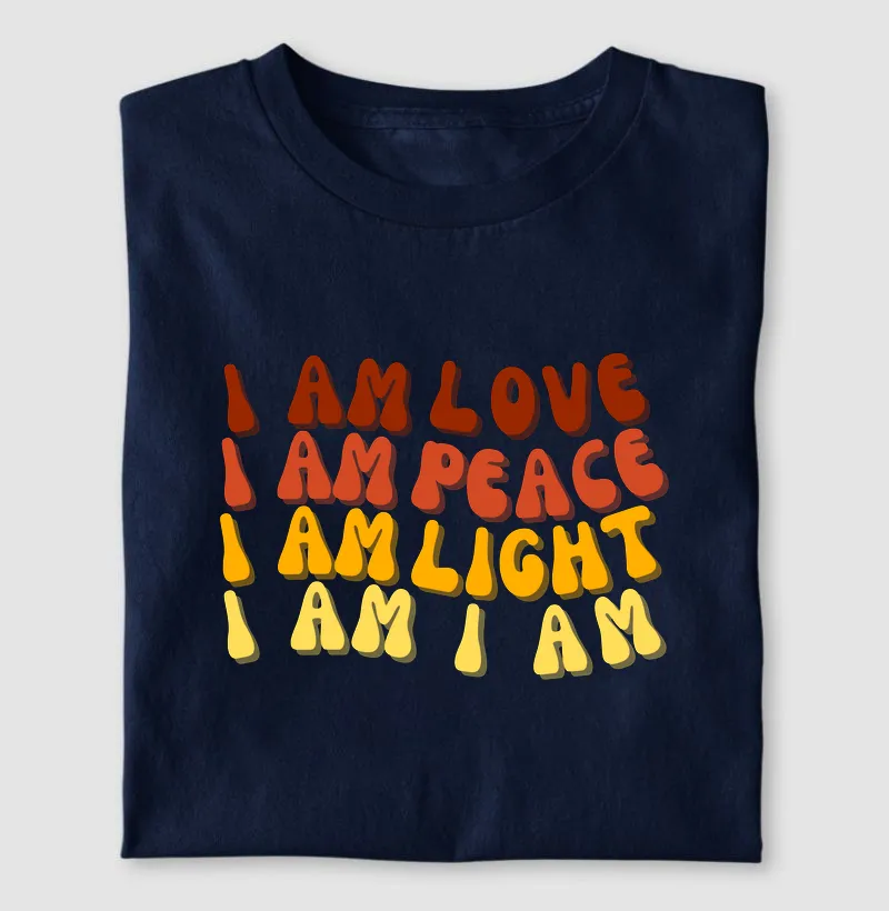Camiseta Love Peace Light 70s