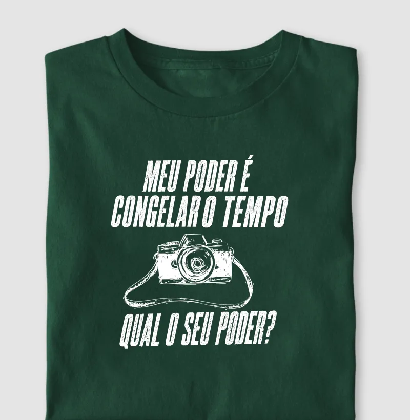 Meu poder é congelar o tempo