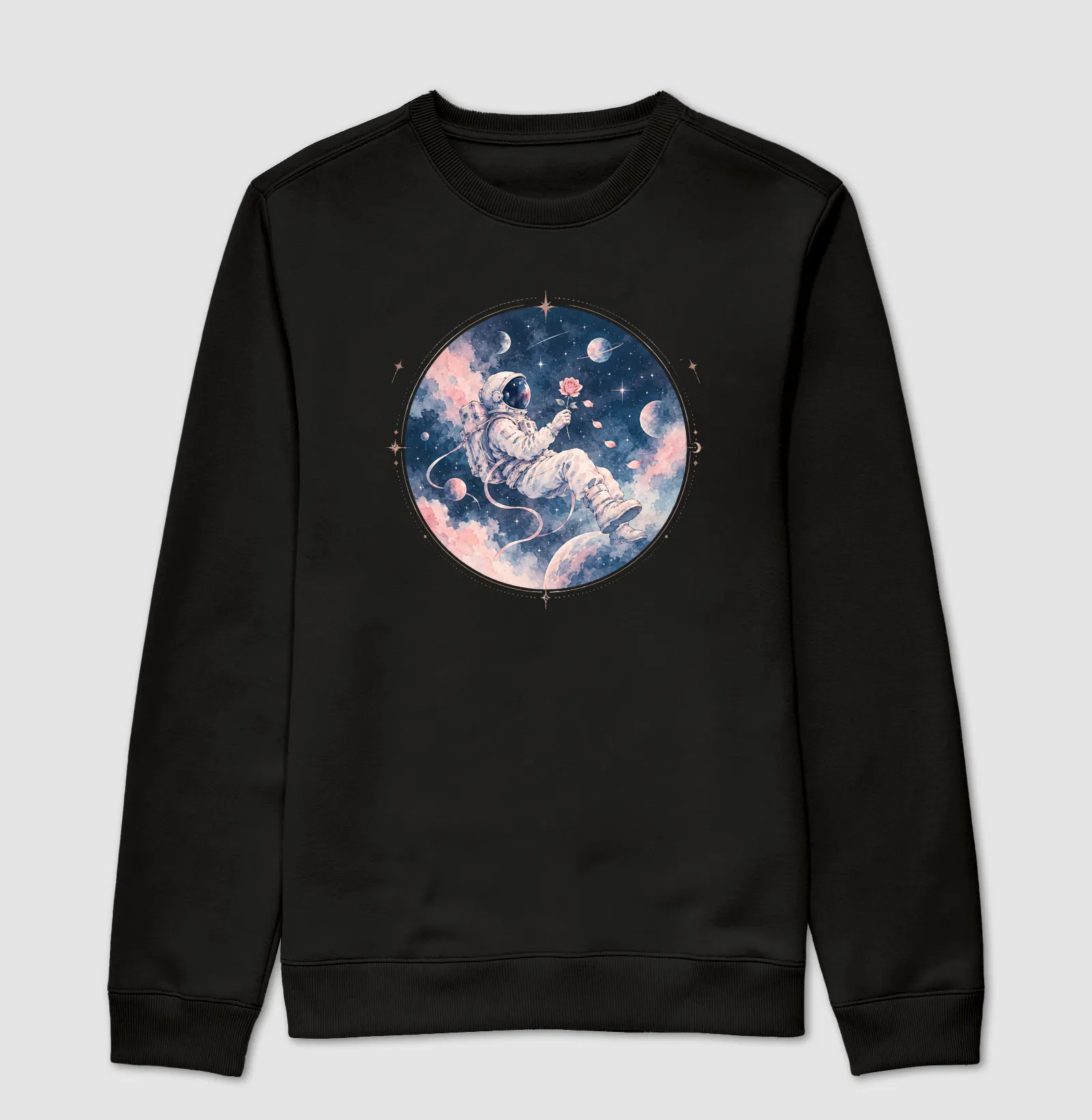 Moletom A Rose Among the Stars | Camiseta K-Pop em Aquarela - Imagem 4