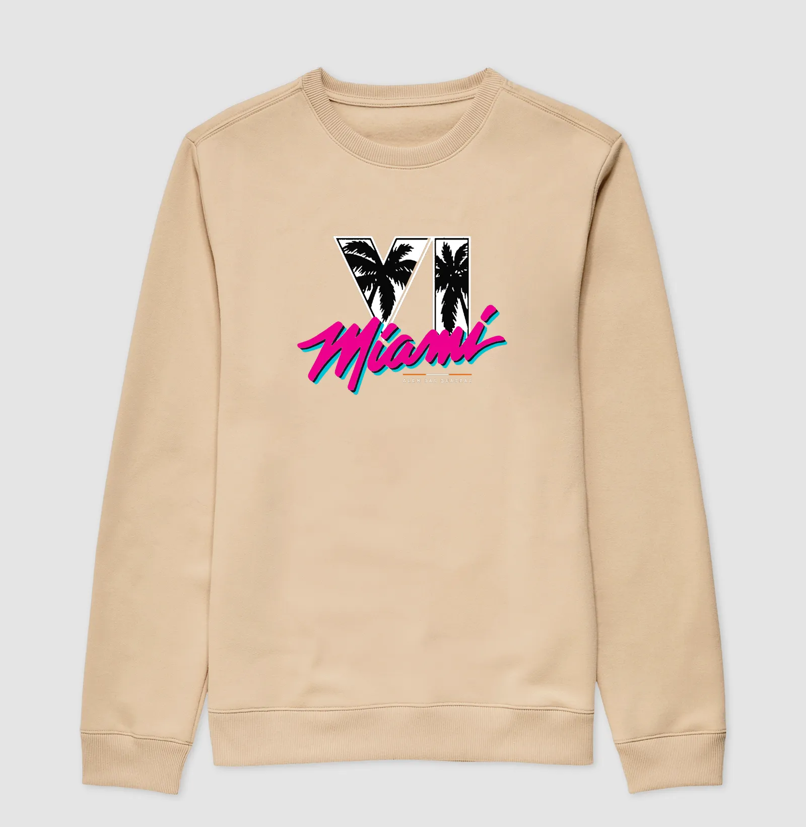 Blusa Slim Moletom Miami VI — Depois do Pôr do Sol - Imagem 2