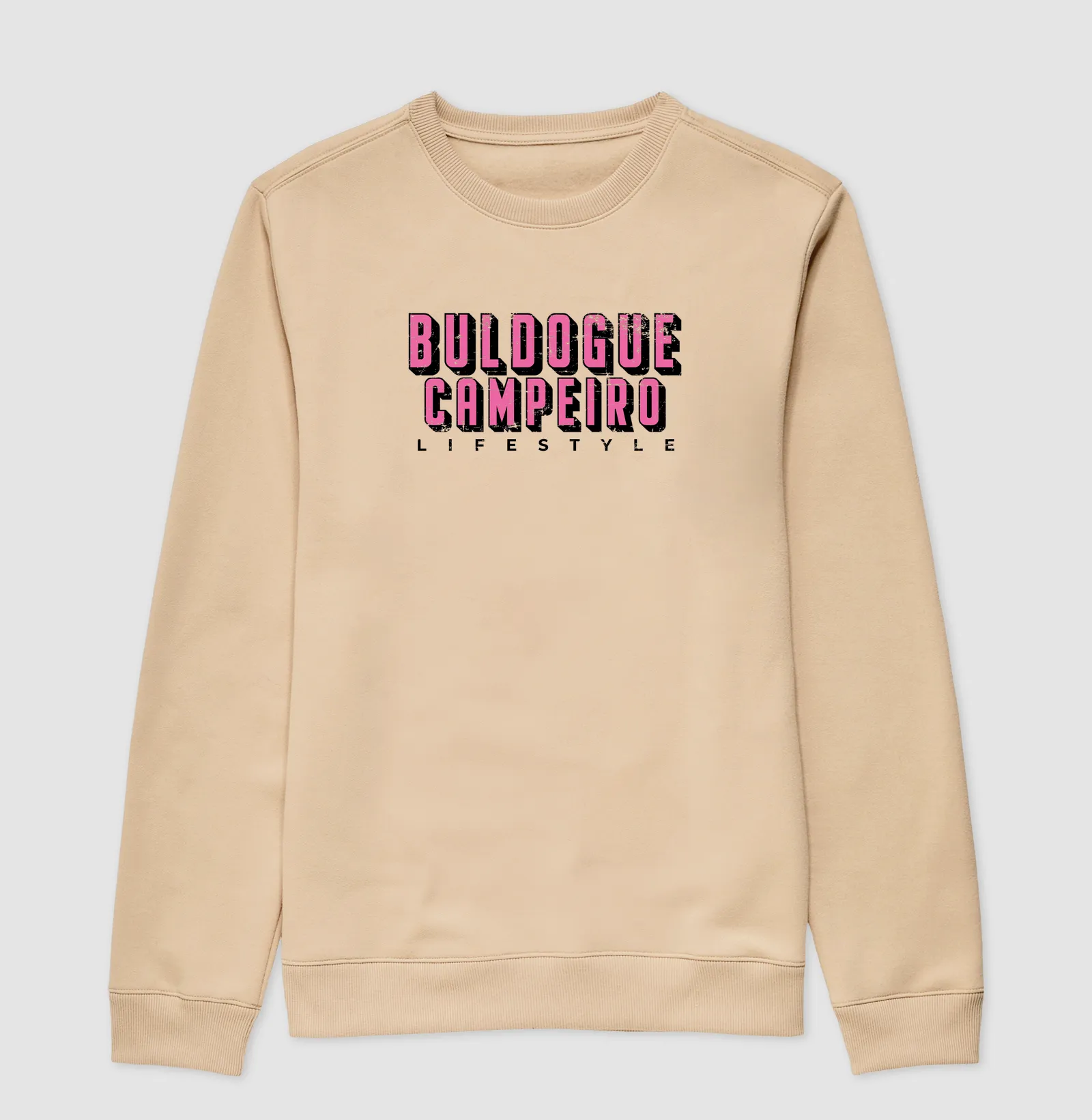 Buldogue Campeiro Texto Rosa - Imagem 3