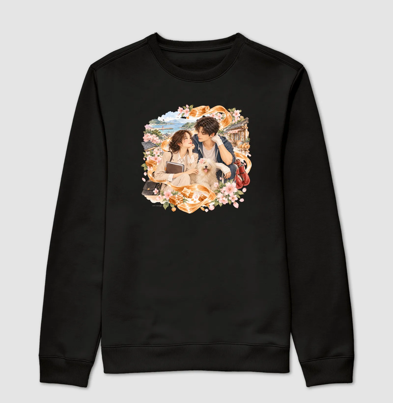 Moletom Caramelo e Memórias | Camiseta Dorameira em Aquarela - Imagem 4