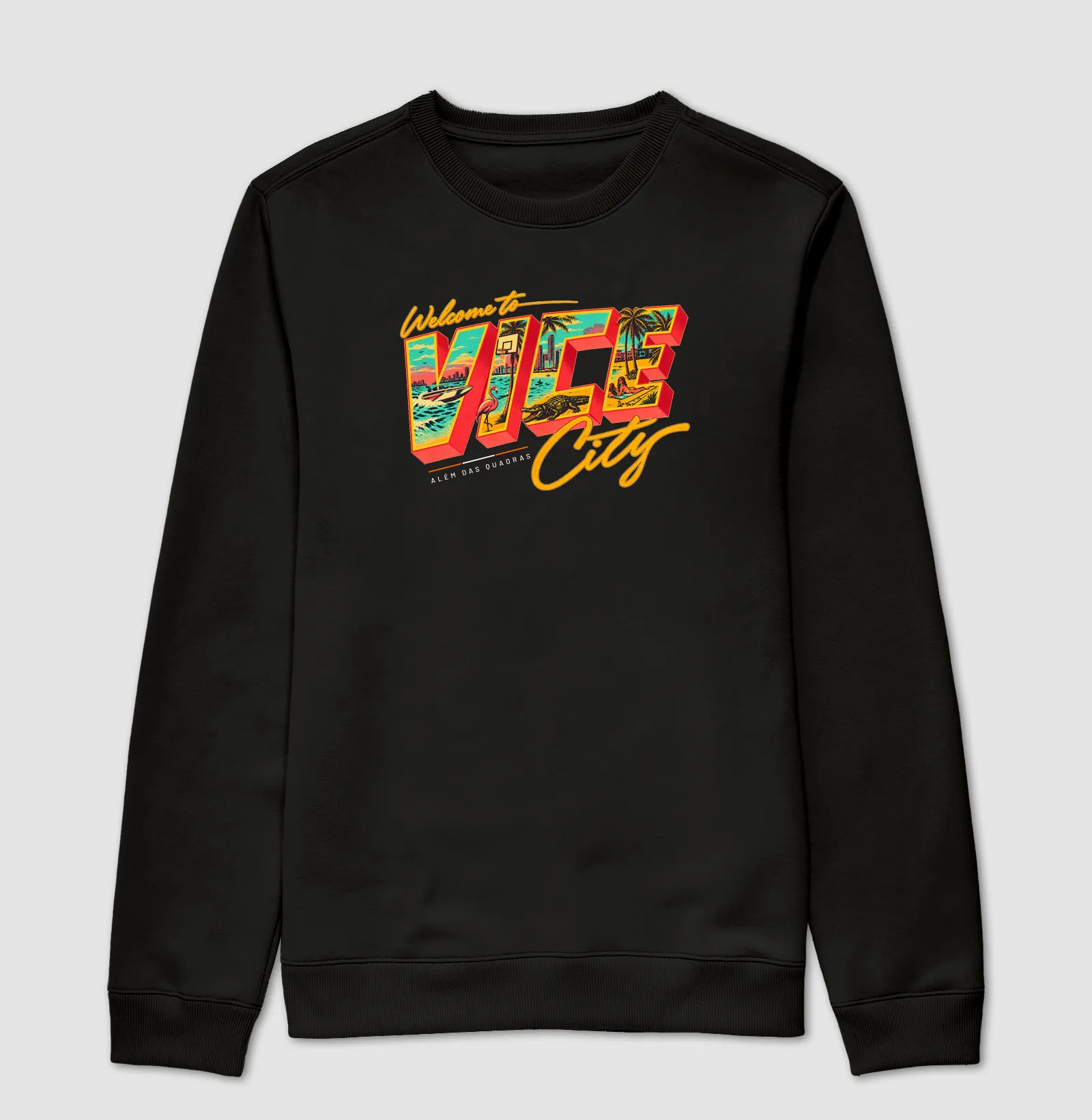 Blusa Welcome to Vice City — Premium Fio 30.1 | ADQ - Imagem 4