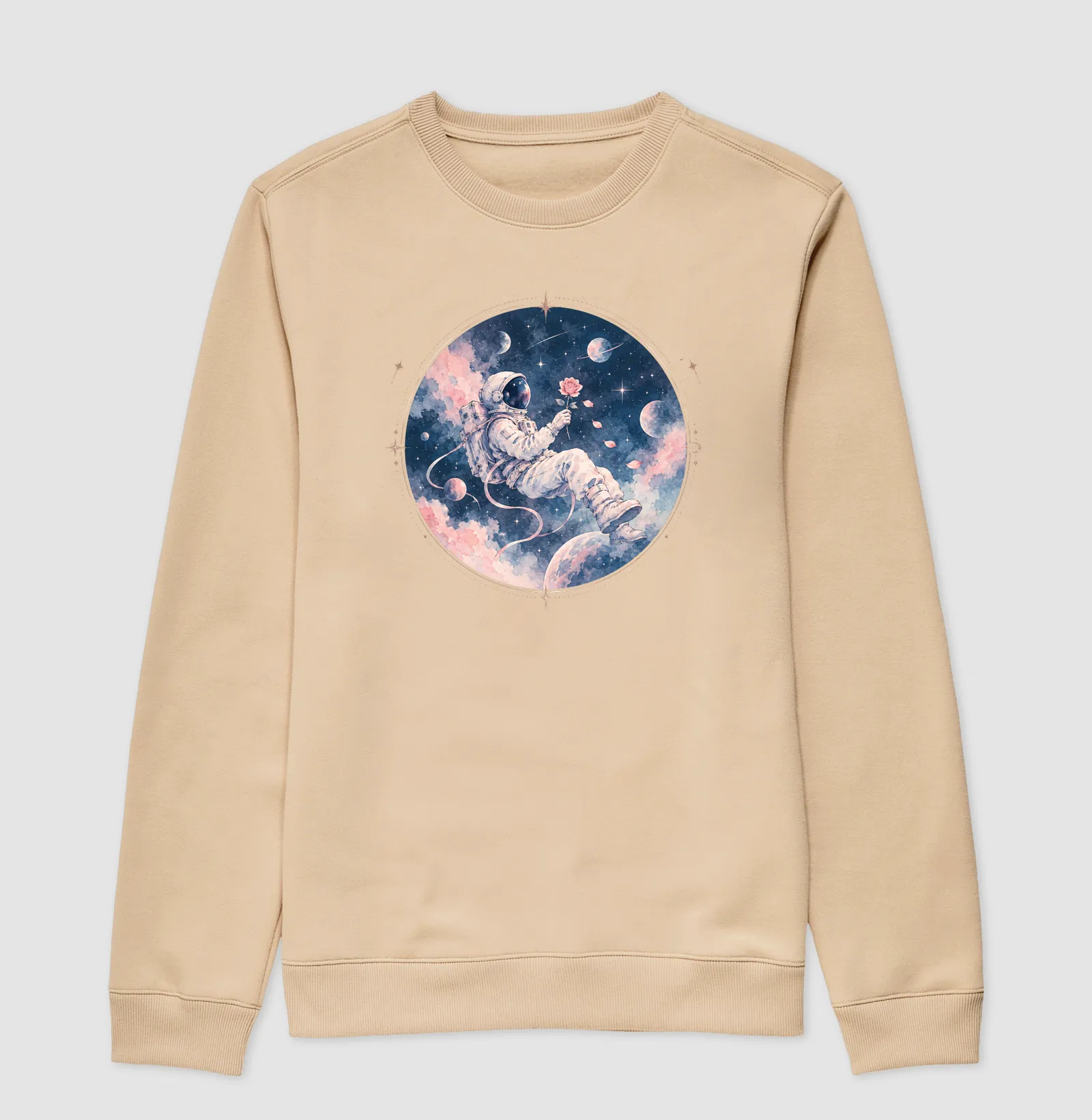 Moletom A Rose Among the Stars | Camiseta K-Pop em Aquarela - Imagem 3