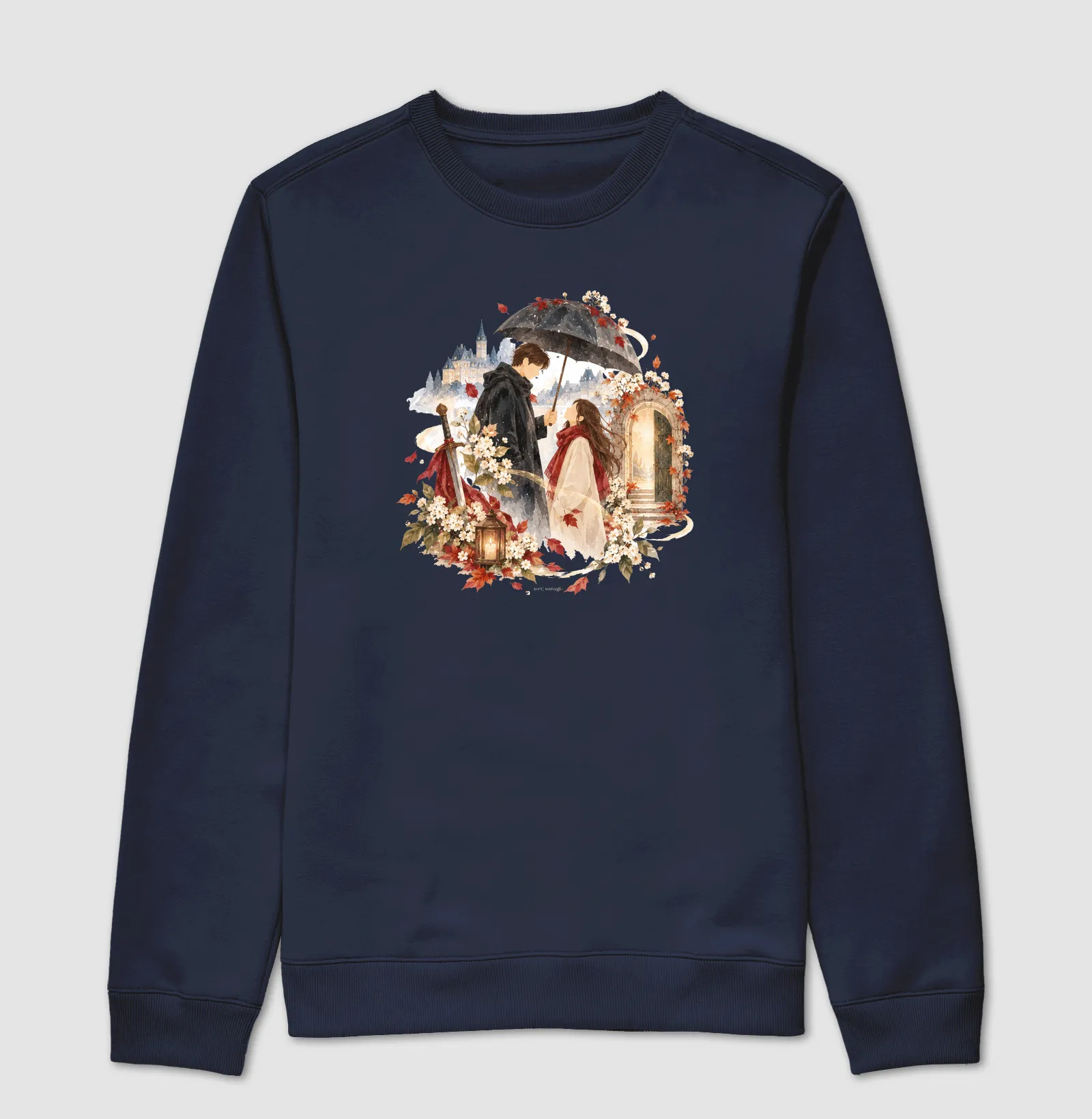 Moletom Solitário, Inverno e Eternidade | Camiseta Dorameira em Aquarela - Imagem 5