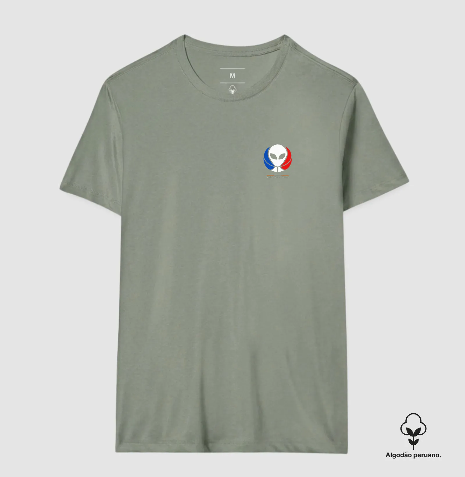Camiseta Alien Das Quadras — Minimalista - Imagem 3