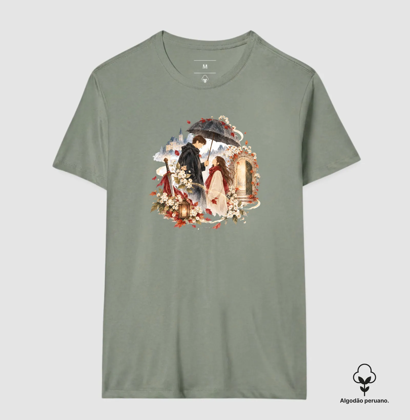 Solitário, Inverno e Eternidade | Camiseta Dorameira em Aquarela - Imagem 9