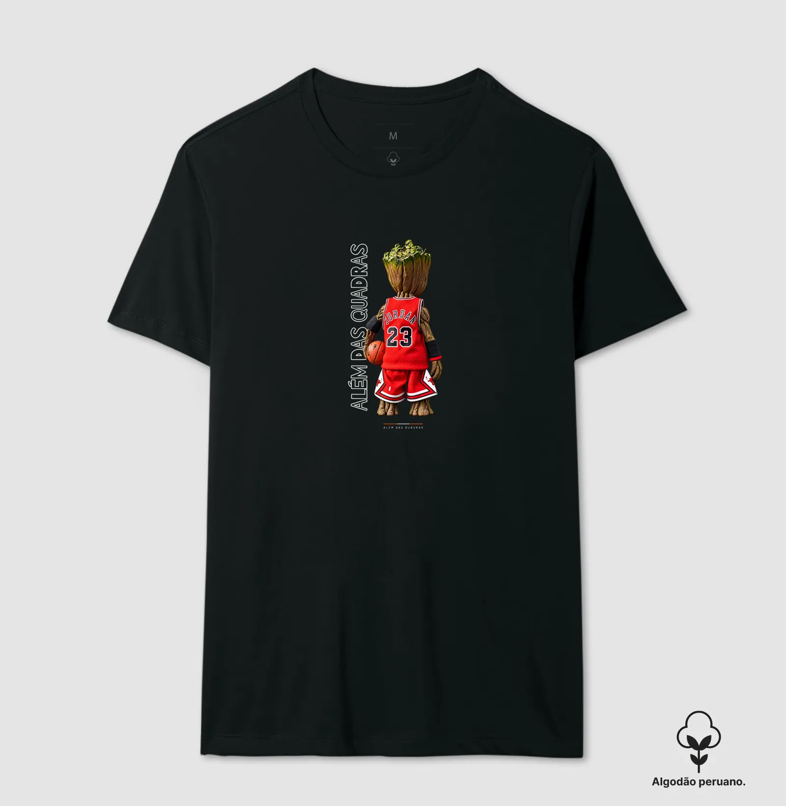 Camiseta Raízes do Jogo — Além das Quadras  Algumas paixões criam raízes. - Imagem 2