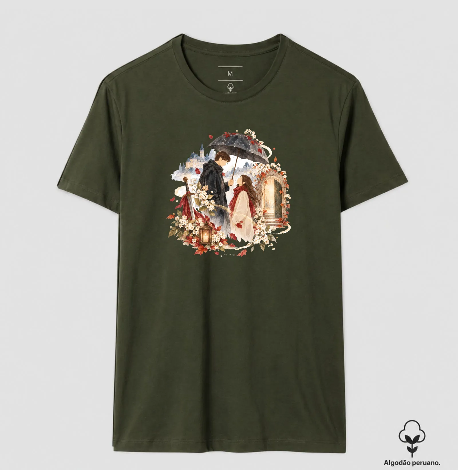 Solitário, Inverno e Eternidade | Camiseta Dorameira em Aquarela - Imagem 8