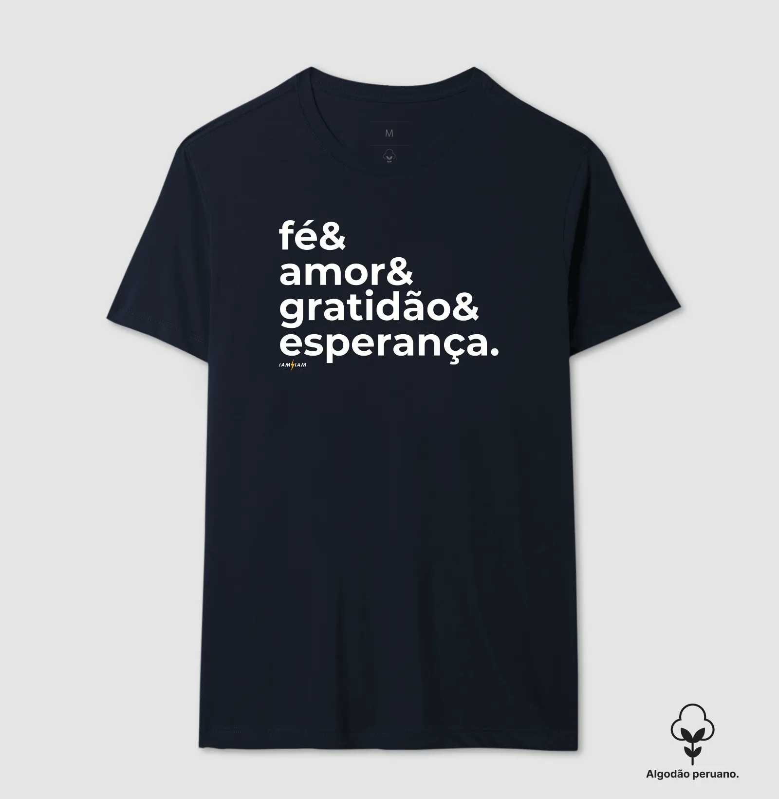 Camiseta Fé & Amor & Gratidão & Esperança - Imagem 7