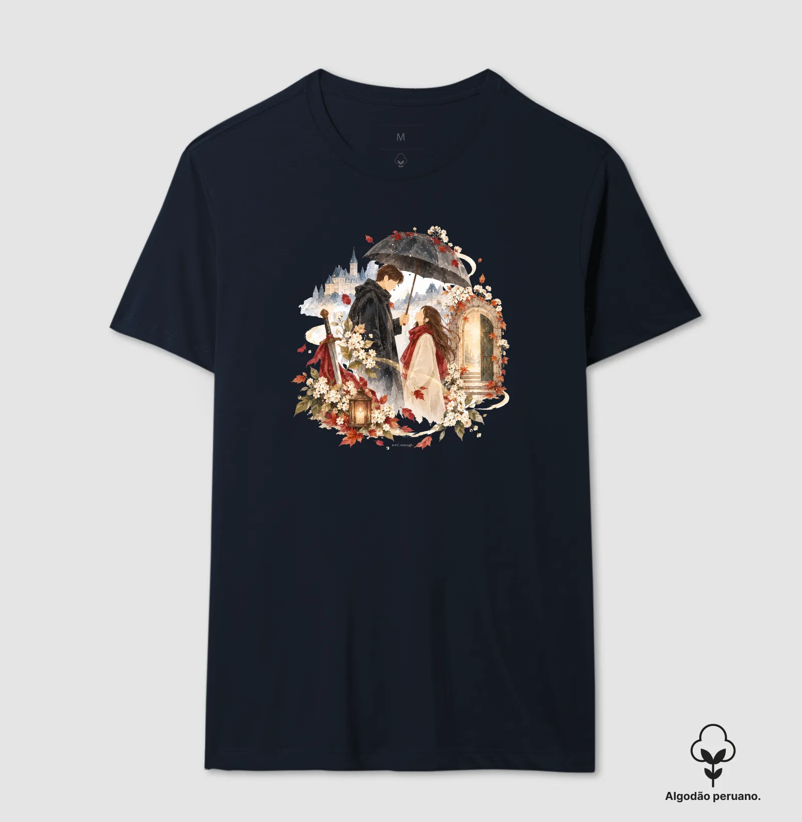 Solitário, Inverno e Eternidade | Camiseta Dorameira em Aquarela - Imagem 7