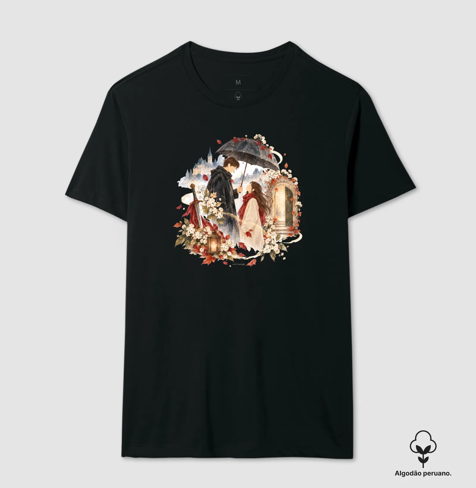 Solitário, Inverno e Eternidade | Camiseta Dorameira em Aquarela - Imagem 2