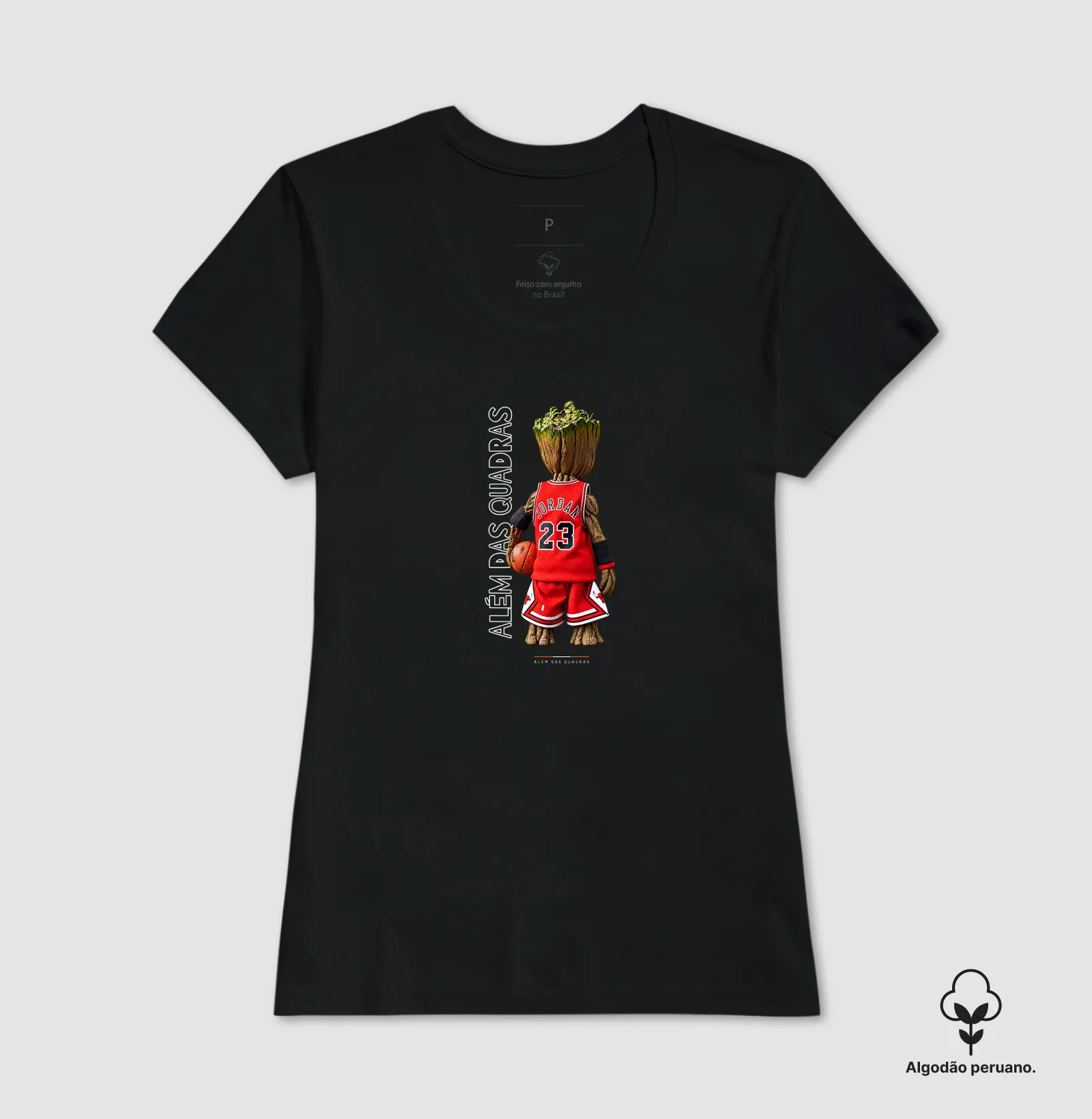 Camiseta Raízes do Jogo — Além das Quadras  Algumas paixões criam raízes. - Imagem 4