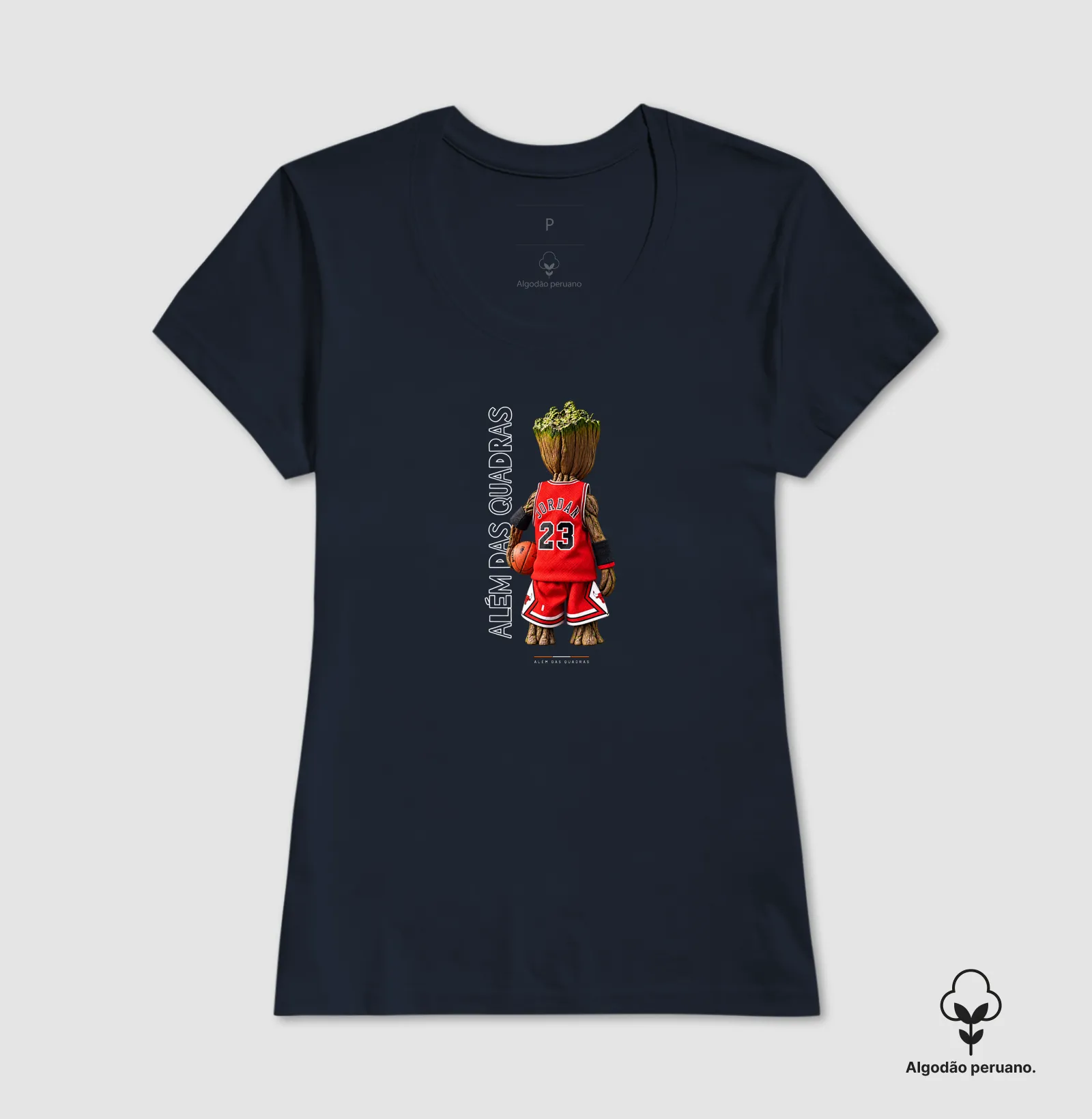 Camiseta Raízes do Jogo — Além das Quadras  Algumas paixões criam raízes. - Imagem 3