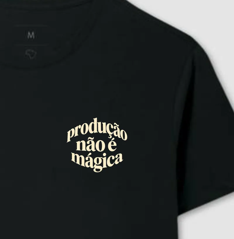 Produção não é mágica.